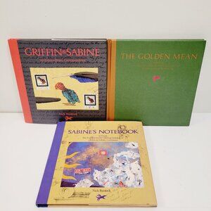 Griffin & Sabine, Sabine's Notebook, The Golden Mean by Nick Bantock Book Lot